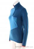 Ortovox Fleece Light Zip Neck Women Sweater, , Blue, , Female, 0016-11580, 5637996562, , N1-06.jpg