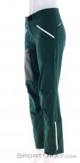 Ortovox Cevedale Mujer Pantalón de ski de travesía, Ortovox, Verde oliva oscuro, , Mujer, 0016-11518, 5637998040, 4251877719083, N1-06.jpg
