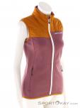 Ortovox Fleece Plus Women Ski Touring Vest, , Pink, , Female, 0016-11608, 5637998187, , N1-01.jpg