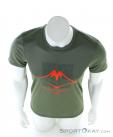 Asics Fujitrail Logo SS Top Caballeros T-Shirt, Asics, Verde oliva oscuro, , Hombre, 0103-10569, 5637998822, 4550455708854, N3-03.jpg