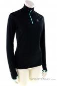 Odlo Axalp Trail Crew Neck LS 1/2 Zip Women Functional Shirt, , Black, , Female, 0005-10189, 5637999521, , N1-01.jpg