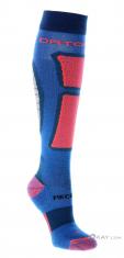 Ortovox Ski Rock'N'Wool Long Womens Ski Socks, Ortovox, Blue, , Female, 0016-11364, 5638001714, 4251422592581, N1-01.jpg