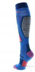 Ortovox Ski Rock'N'Wool Long Womens Ski Socks, Ortovox, Bleu, , Femmes, 0016-11364, 5638001714, 4251422592581, N1-11.jpg