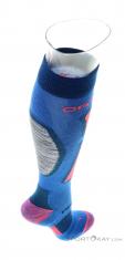 Ortovox Ski Rock'N'Wool Long Womens Ski Socks, Ortovox, Bleu, , Femmes, 0016-11364, 5638001714, 4251422592581, N3-18.jpg