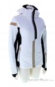 CMP Zip Hood Women Ski Jacket, , White, , Female, 0006-10649, 5638015537, , N1-01.jpg