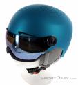 Alpina Zupo Visor Kids Ski Helmet, , Turquoise, , Boy,Girl,Unisex, 0027-10182, 5638017160, , N2-07.jpg