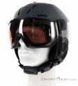 Uvex Instinct Visor Pro V Ski Helmet, Uvex, Gray, , Male,Female,Unisex, 0329-10067, 5638018625, 4043197340500, N1-06.jpg
