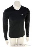 Salewa Puez Melange Dry Mens Functional Shirt, , Black, , Male, 0032-11294, 5638029185, , N2-02.jpg