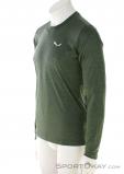 Salewa Puez Melange Dry Mens Functional Shirt, , Olive-Dark Green, , Male, 0032-11294, 5638029189, , N1-06.jpg
