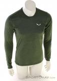 Salewa Puez Melange Dry Mens Functional Shirt, , Olive-Dark Green, , Male, 0032-11294, 5638029189, , N2-02.jpg