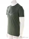 Salewa Pure Eagle Sketch AM Mens T-Shirt, Salewa, Olive-Dark Green, , Male, 0032-11242, 5638029242, 4053866442077, N1-06.jpg