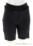 Fox FlexAir Ascent Women Biking Shorts with Liner, Fox, Black, , Female, 0236-10809, 5638034342, 191972736841, N2-02.jpg