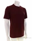 Vaude Qimsa Logo Mens T-Shirt, , Dark-Red, , Male, 0239-11209, 5638038165, , N1-01.jpg