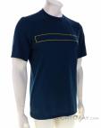 Vaude Qimsa Logo Hommes T-shirt, Vaude, Bleu foncé, , Hommes, 0239-11209, 5638038168, 4062218524224, N1-01.jpg