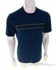 Vaude Qimsa Logo Mens T-Shirt, , Dark-Blue, , Male, 0239-11209, 5638038168, , N2-02.jpg
