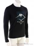 Asics Fujitrail Logo LS Top Mens Shirt, Asics, Dark-Blue, , Male, 0103-10578, 5638038826, 4550456341791, N1-01.jpg
