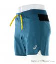 Asics Fujitrail Logo Short Mens Running Shorts, Asics, Blue, , Male, 0103-10581, 5638038859, 4550456330436, N1-06.jpg