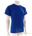 Salewa Puez Melange Dry Mens T-Shirt, Salewa, Blue, , Male, 0032-11297, 5638039013, 0, N1-01.jpg