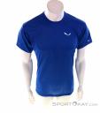 Salewa Puez Melange Dry Hommes T-shirt, , Bleu, , Hommes, 0032-11297, 5638039013, , N2-02.jpg