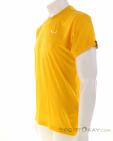 Salewa Puez Melange Dry Mens T-Shirt, Salewa, Yellow, , Male, 0032-11297, 5638039017, 4053866434652, N1-06.jpg