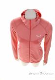 Salewa Puez Hybrid FZ Damen Sweater, Salewa, Pink-Rosa, , Damen, 0032-11195, 5638039180, 4053866538978, N3-03.jpg