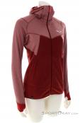 Salewa Puez Hybrid FZ Women Sweater, Salewa, Dark-Red, , Female, 0032-11195, 5638039186, 4053866538886, N1-01.jpg