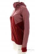 Salewa Puez Hybrid FZ Damen Sweater, Salewa, Dunkel-Rot, , Damen, 0032-11195, 5638039186, 4053866538886, N1-06.jpg