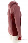 Salewa Puez Hybrid FZ Damen Sweater, Salewa, Dunkel-Rot, , Damen, 0032-11195, 5638039186, 4053866538886, N1-16.jpg