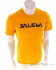 Salewa Puez Hybrid 2 Dry SS Mens T-Shirt, , Yellow, , Male, 0032-11303, 5638039190, , N2-02.jpg