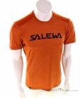 Salewa Puez Hybrid 2 Dry SS Herren T-Shirt, Salewa, Orange, , Herren, 0032-11303, 5638039195, 4053866503341, N2-02.jpg