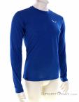 Salewa Puez Melange Dry Mens Functional Shirt, , Blue, , Male, 0032-11294, 5638039205, , N1-01.jpg