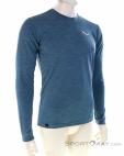 Salewa Puez Melange Dry Hommes T-shirt fonctionnel, Salewa, Bleu clair, , Hommes, 0032-11294, 5638039215, 4053866500692, N1-01.jpg
