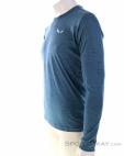 Salewa Puez Melange Dry Mens Functional Shirt, Salewa, Light-Blue, , Male, 0032-11294, 5638039215, 4053866500692, N1-06.jpg