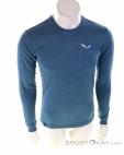 Salewa Puez Melange Dry Mens Functional Shirt, Salewa, Light-Blue, , Male, 0032-11294, 5638039215, 4053866500692, N2-02.jpg
