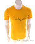 Salewa Pure Eagle Sketch AM Mens T-Shirt, , Yellow, , Male, 0032-11307, 5638039286, , N2-02.jpg