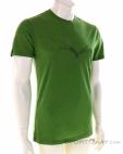 Salewa Pure Eagle Sketch AM Mens T-Shirt, , Green, , Male, 0032-11307, 5638039330, , N1-01.jpg