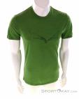 Salewa Pure Eagle Sketch AM Mens T-Shirt, , Green, , Male, 0032-11307, 5638039330, , N2-02.jpg