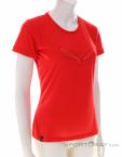 Salewa Pure Eagle Frame Dry Damen T-Shirt, , Rot, , Damen, 0032-11310, 5638039359, , N1-01.jpg