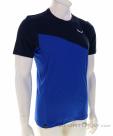 Salewa Puez Sporty Dry Mens T-Shirt, Salewa, Blue, , Male, 0032-11333, 5638043947, 4053866532181, N1-01.jpg