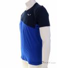 Salewa Puez Sporty Dry Hommes T-shirt, Salewa, Bleu, , Hommes, 0032-11333, 5638043947, 4053866532181, N1-06.jpg