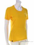 Salewa Puez Sporty Dry Women T-Shirt, Salewa, Yellow, , Female, 0032-11334, 5638043990, 4053866532631, N1-01.jpg