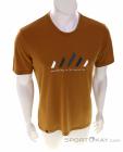 Salewa Pure Stripes Dry Hommes T-shirt, Salewa, Brun, , Hommes, 0032-11336, 5638044039, 4053866534154, N2-02.jpg