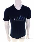 Salewa Pure Stripes Dry Mens T-Shirt, Salewa, Dark-Blue, , Male, 0032-11336, 5638044043, 4053866533959, N2-02.jpg