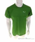Salewa Puez Melange Dry Mens T-Shirt, , Green, , Male, 0032-11297, 5638044595, , N2-02.jpg