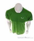 Salewa Puez Melange Dry Mens T-Shirt, , Green, , Male, 0032-11297, 5638044595, , N3-03.jpg