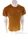 Salewa Puez Melange Dry Mens T-Shirt, , Brown, , Male, 0032-11297, 5638044600, , N2-02.jpg