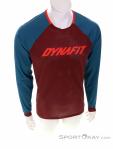 Dynafit Ride LS Hommes T-shirt, Dynafit, Rouge foncé, , Hommes, 0015-11570, 5638046417, 4053866513227, N2-02.jpg