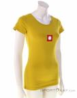 Ocun Logo Women T-Shirt, Ocun, Yellow, , Female, 0290-10258, 5638048483, 8591804623011, N1-01.jpg