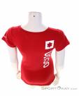 Ocun Logo Women T-Shirt, Ocun, Red, , Female, 0290-10258, 5638048490, 8591804635816, N3-13.jpg