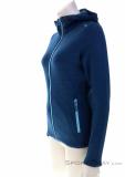 CMP Fix Hood Stretch Performance Women Fleece Jacket, , Blue, , Female, 0006-10707, 5638048601, , N1-06.jpg
